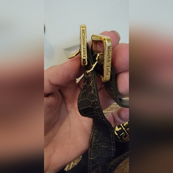 Tory Burch Wedge Snake sandals - Picture 12 of 12